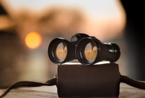 identify sales opportunities - binoculars